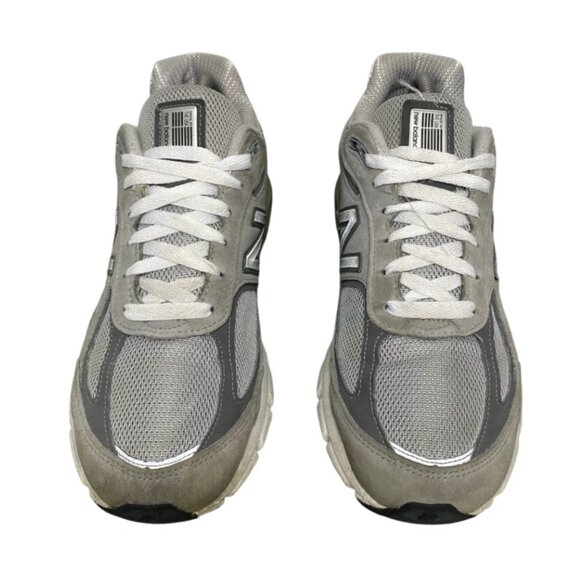 New Balance 990v4 Suede Gray Mens Athletic Running Shoes Size 9 D M990GL4 - Picture 4 of 8